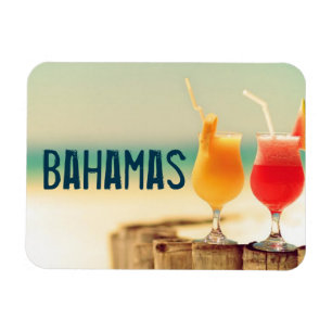 Bahamas cocktails magnet