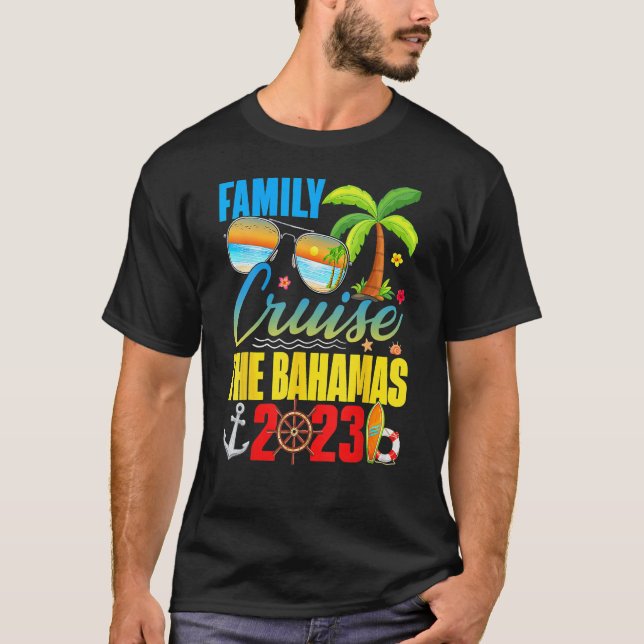Bahamas Cruise 2023 Family Friends Group Vacation  T-Shirt (Front)