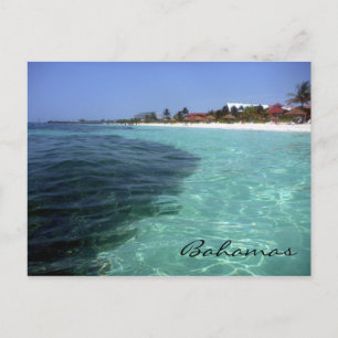 bahamas crystal clear postcard