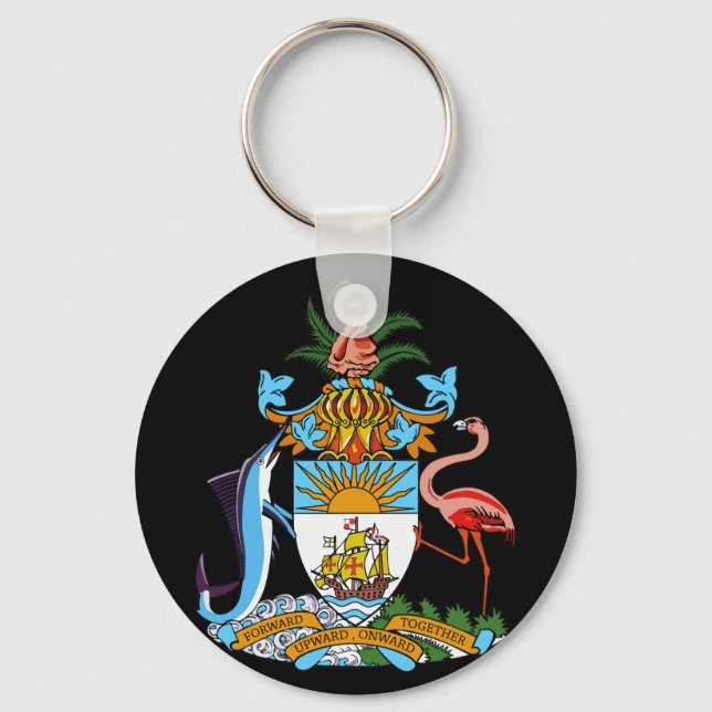 bahamas emblem key ring (Front)