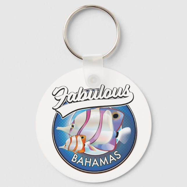 Bahamas fabulous logo  key ring (Front)