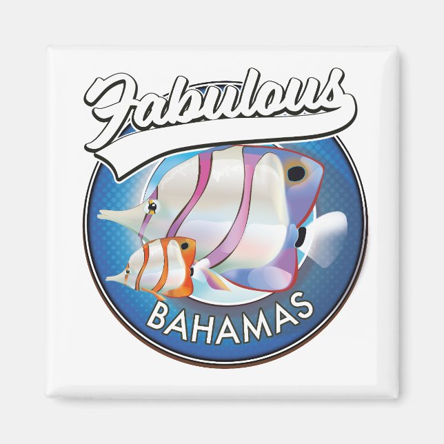 Bahamas fabulous logo  magnet (Front)