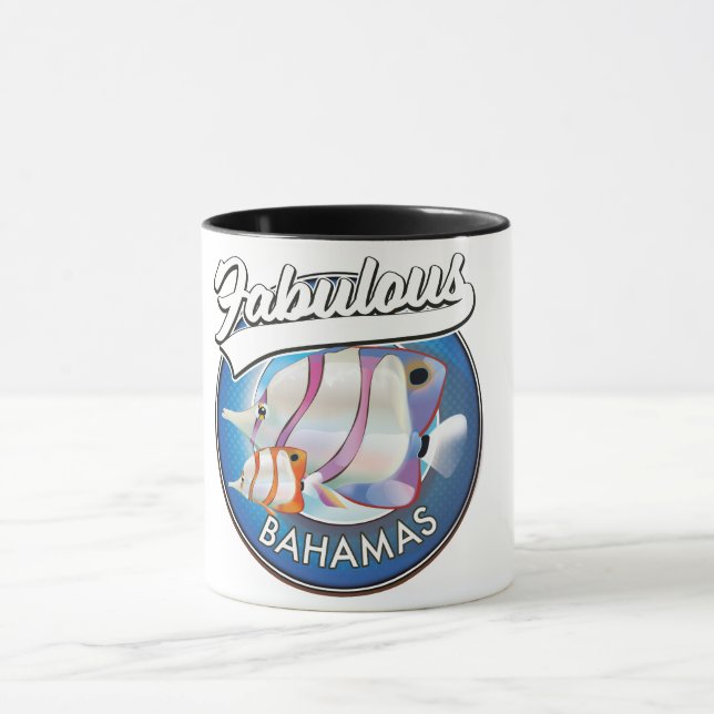 Bahamas fabulous logo  mug (Center)
