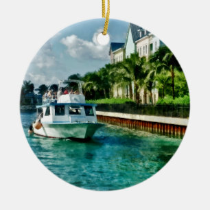 Bahamas - Ferry to Paradise island Ceramic Ornament