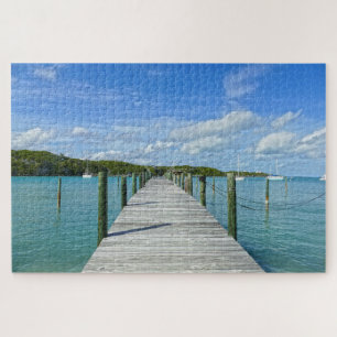 Bahamas Fishing Pier, Great Abaco Island, Bahamas  Jigsaw Puzzle