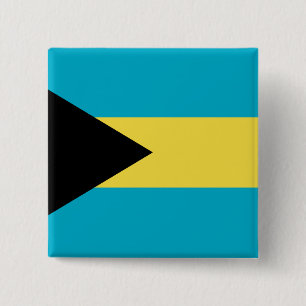 Bahamas Flag 15 Cm Square Badge