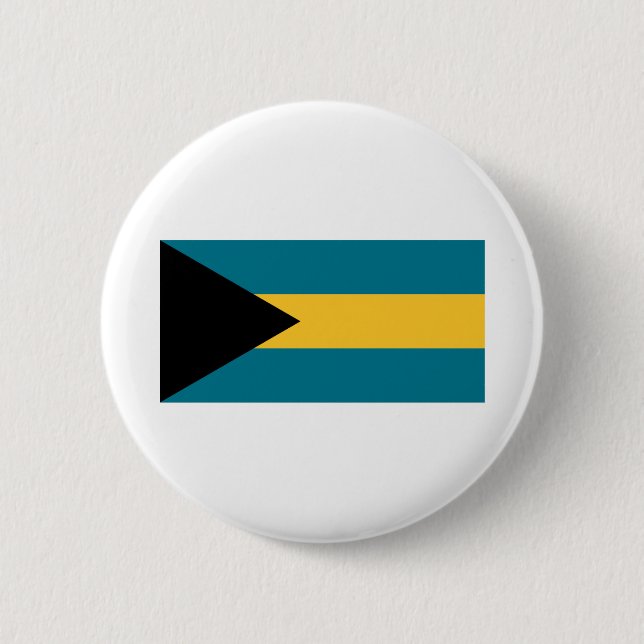 Bahamas Flag 6 Cm Round Badge (Front)