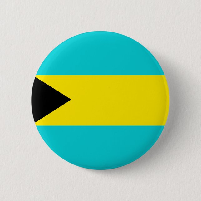 Bahamas Flag 6 Cm Round Badge (Front)