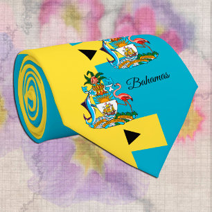 Bahamas Flag & Bahamas business, travel /sports Tie