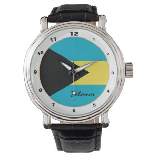 Bahamas Flag & Bahamas trendy fashion /design Watch