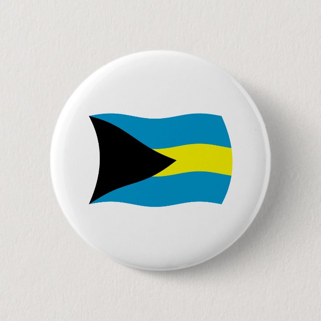 Bahamas Flag Button (Front)