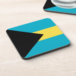 Bahamas flag coaster