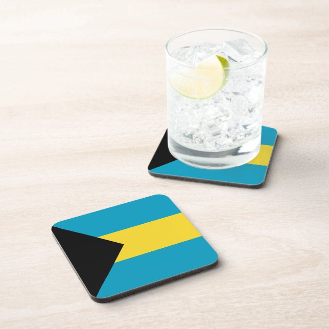 Bahamas Flag Coaster (Right Side)