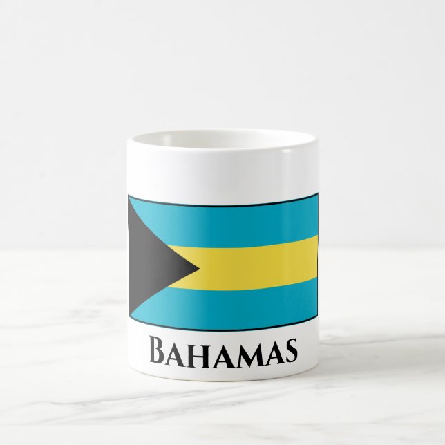 Bahamas Flag Coffee Mug (Center)