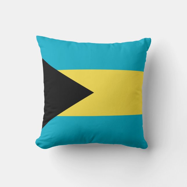 Bahamas Flag Cushion (Front)
