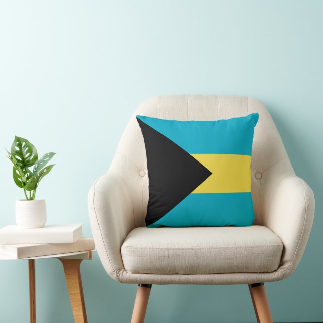 Bahamas flag cushion (Chair)