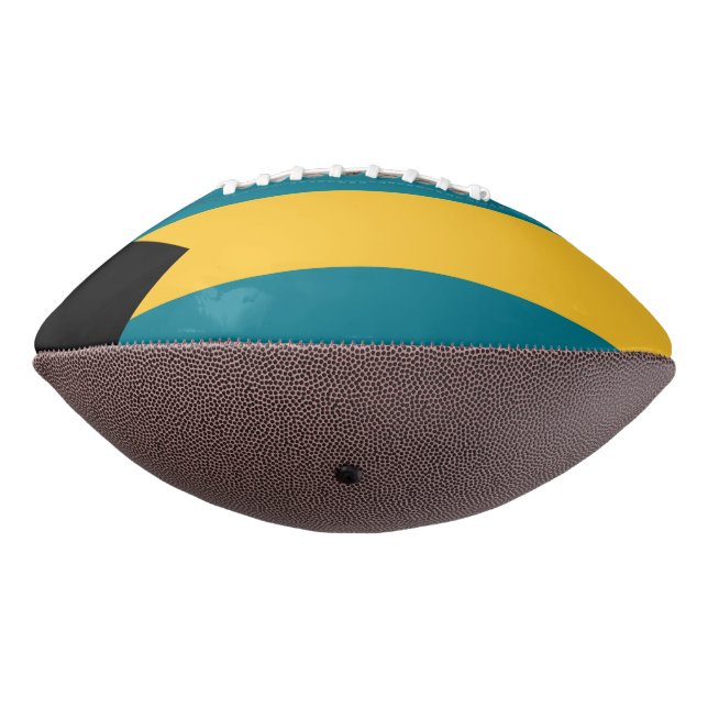 Bahamas flag Football (Rotated 270)