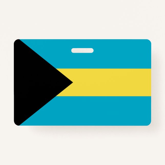 Bahamas flag ID badge (Front)