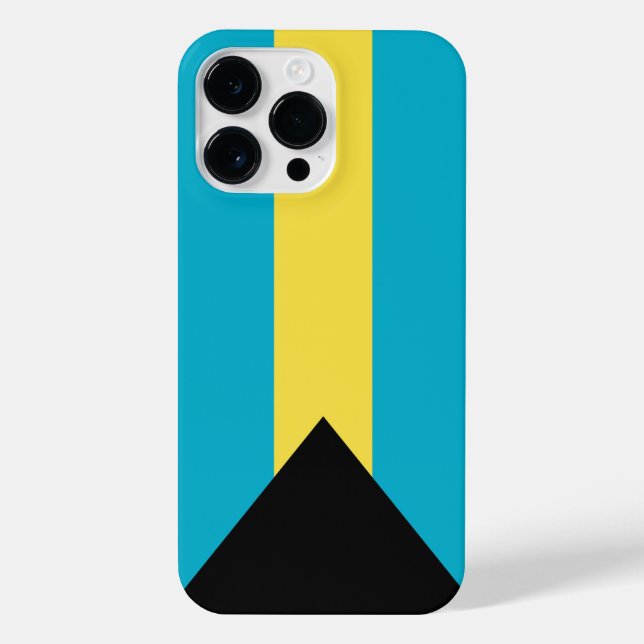 Bahamas flag iPhone case (Back)