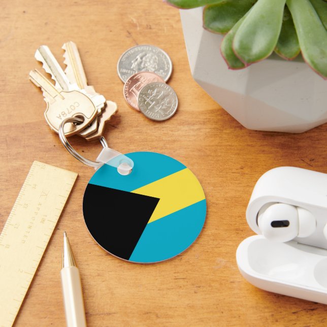 Bahamas flag key ring (Desk)