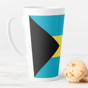 Bahamas flag latte mug