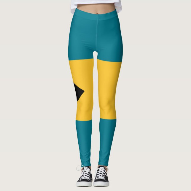Bahamas flag legging (Front)