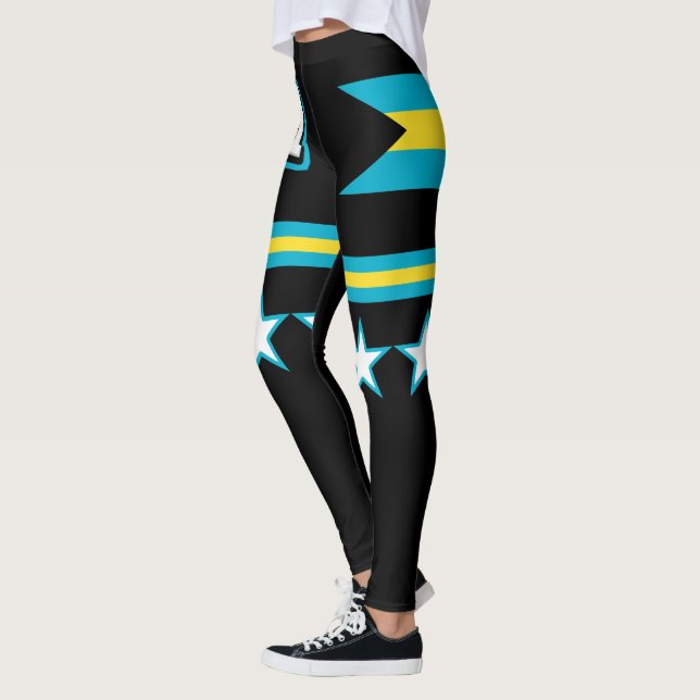 Bahamas Flag Leggings (Left)