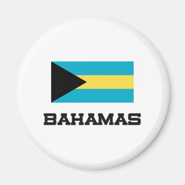 Bahamas Flag Magnet (Front)