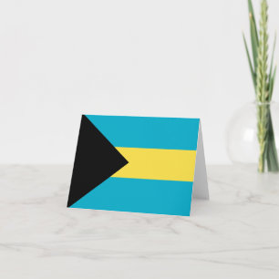 Bahamas flag note card