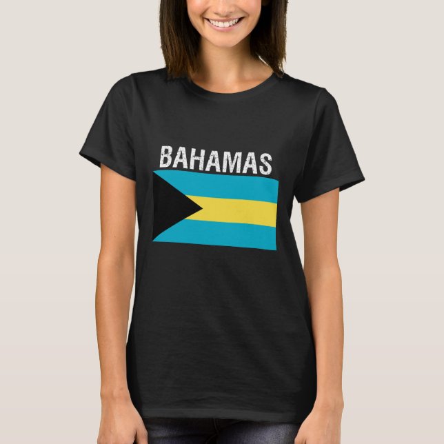 Bahamas,flag of Bahamas T-Shirt (Front)