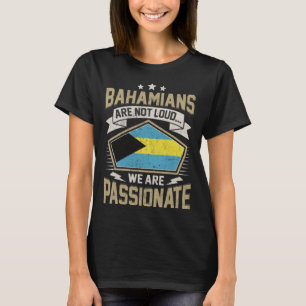Bahamas Flag Passionate Bahamians Girls & Women T-Shirt
