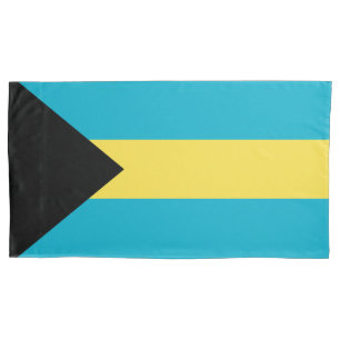 Bahamas flag pillowcase
