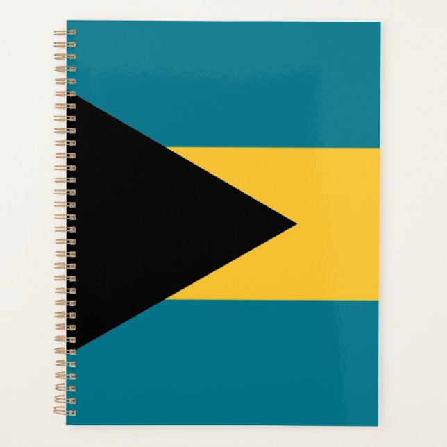 Bahamas Flag Planner (Front)