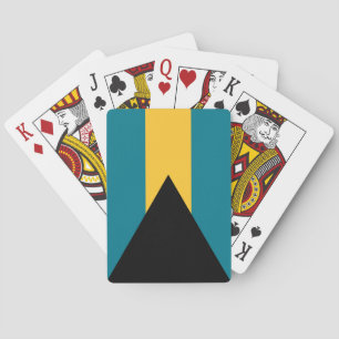 Bahamas Flag Playing Cards