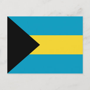 Bahamas Flag Postcard
