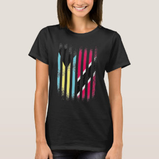Bahamas Flag Trinidad&Tobago Grown Country Flags S T-Shirt