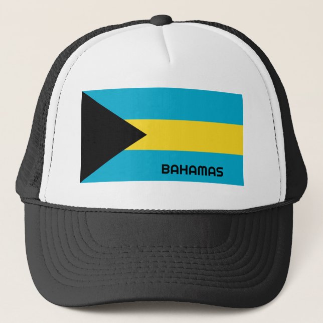 Bahamas Flag Trucker Hat (Front)