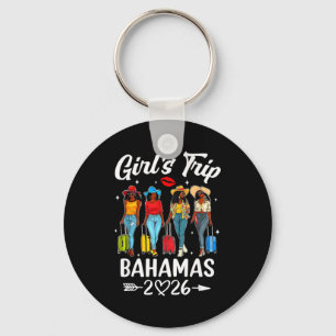Bahamas girls trip 2026 birthday squad women key ring