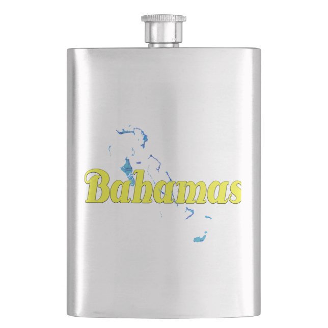 Bahamas Hip Flask (Front)