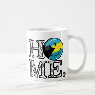 Bahamas is Home Smiling Flag House Warmer Coffee Mug