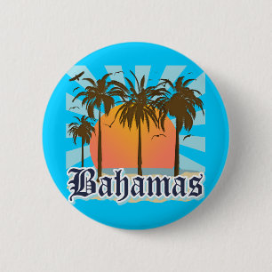 Bahamas Islands Beaches 6 Cm Round Badge