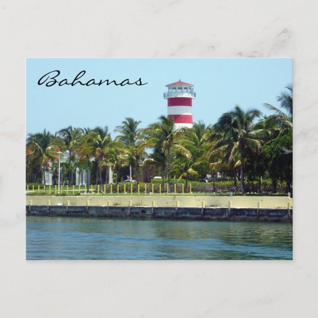 bahamas lighthouse postcard (Front)