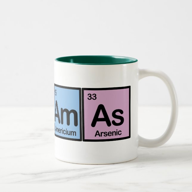 Bahamas made of Elements Two-Tone Coffee Mug (Right)