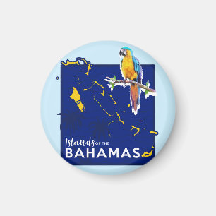 Bahamas Magnet Vacation Cruise Bahamas Map Parrot