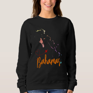 Bahamas Map Matching Vacation Family Girls trip Sweatshirt