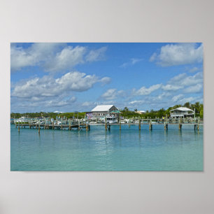 Bahamas Marina, Great Abaco Island Poster