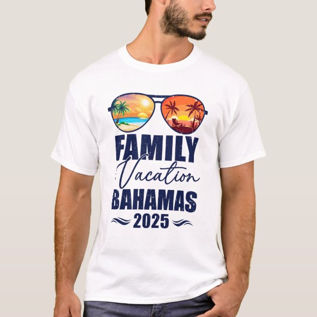 Bahamas Matching Family Vacation 2025 Making Memor T-Shirt (Front)