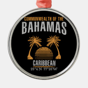 Bahamas Metal Tree Decoration
