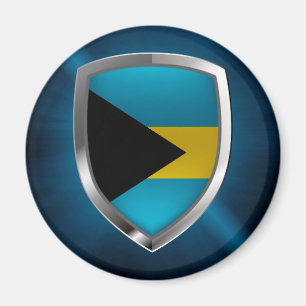 Bahamas Mettalic Emblem Magnet