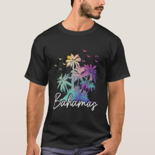 Bahamas Nassau Beach Palm Trees Vacation T-Shirt